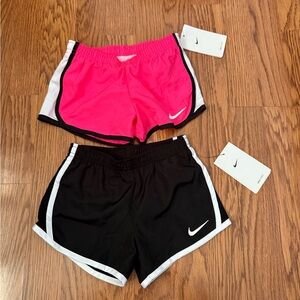 Nike Pink and Black Athletic Shorts Lightweight Breathable